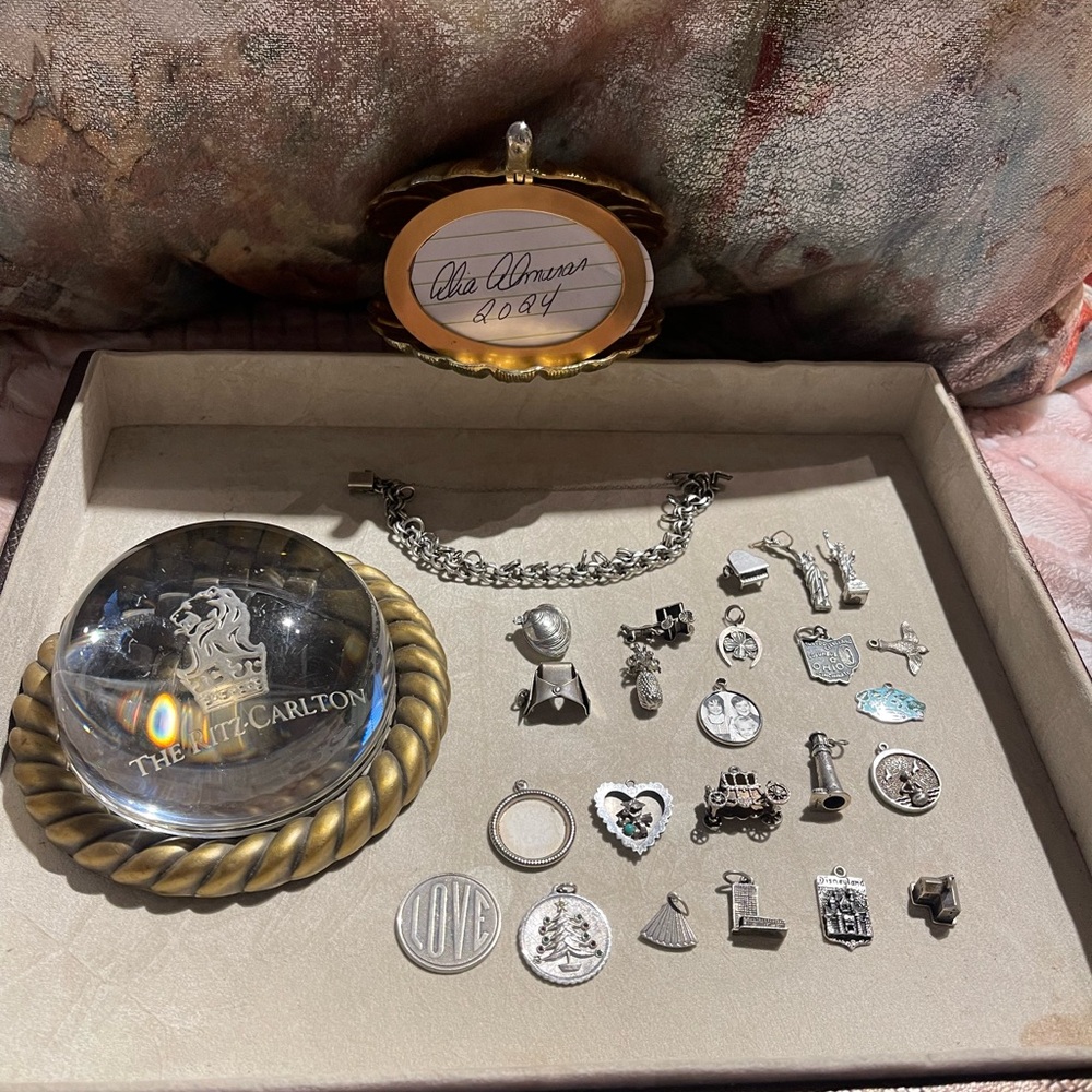 Vintage Italian 925 charm bracelet